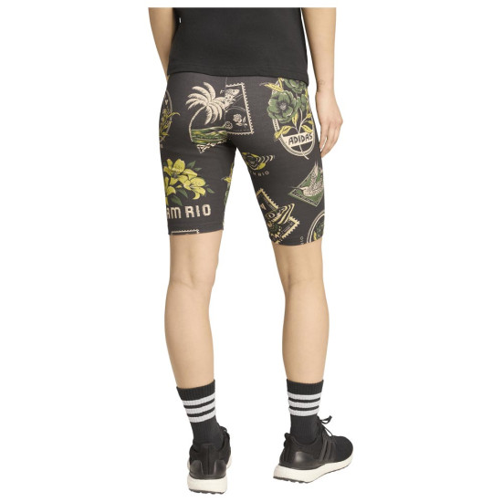 Adidas Γυναικείο ποδηλατικό κολάν x FARM Rio Bike Shorts